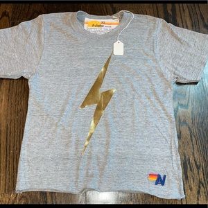 Aviator Nation Light Bolt Cropped Tee